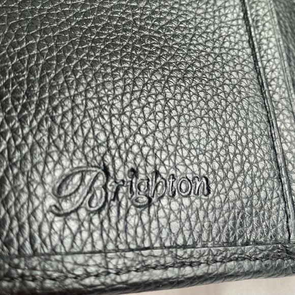 Brighton Pretty Tough "Rockmore" Python Leather Cross-Body Wallet - Picture 8 of 15